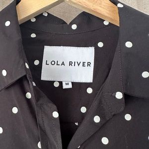 COPY - Black and White Polka Dot Blouse.